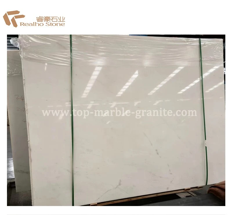 polished white marble