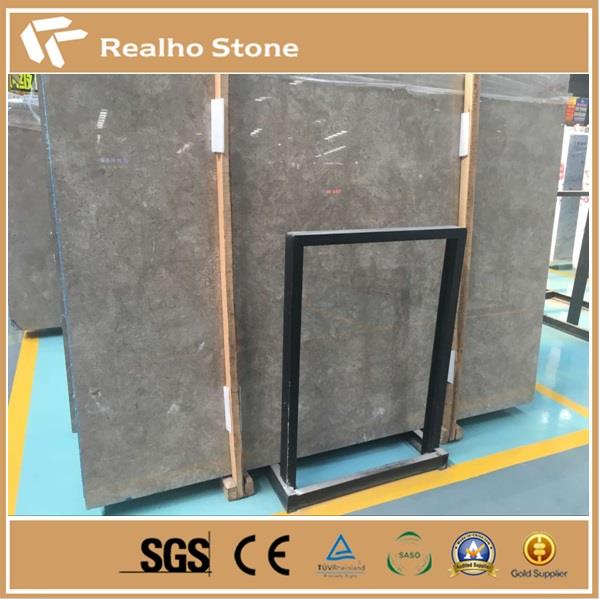 Polished Sunny Solar Grey Color Marble Slabs